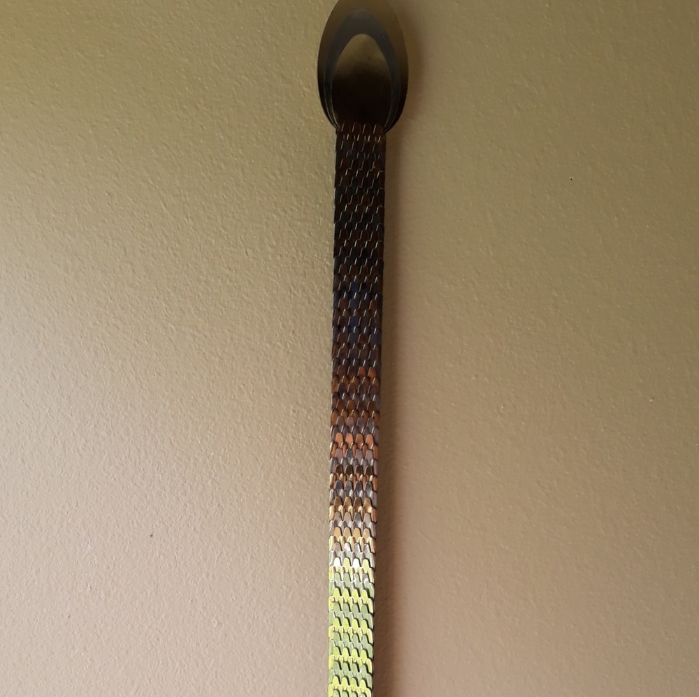 Two toned gold and silver belt